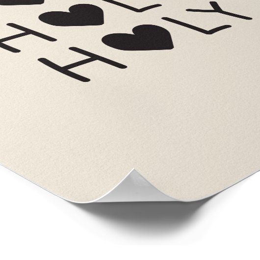 holy holy holy  poster (Ecke)