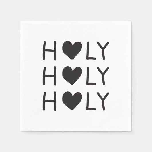 holy holy holy  serviette (Vorderseite)