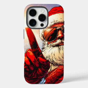 Holy Jolly Santa Divine Glow iPhone 16 Pro Hülle