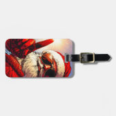 Holy Jolly Santa Divine Glow Gepäckanhänger (Vorderseite horizontal)