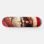 Holy Jolly Santa Divine Glow Skateboard (Horizontal)