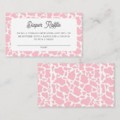 Holy Kuh Pink Boho Babydusche Windelwindeln Begleitkarte (Vorne/Hinten)