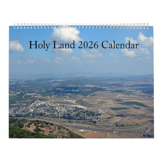 Holy Land 2026 Wall Calendar Kalender (Titelbild)