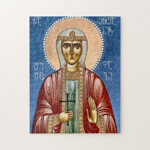 Holy Martyr Queen Shushanika Orthodox Icon Puzzle