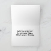 **HOLY MOLY YOU KANN NICHT "13" SEIN** KARTE (Innenseite)