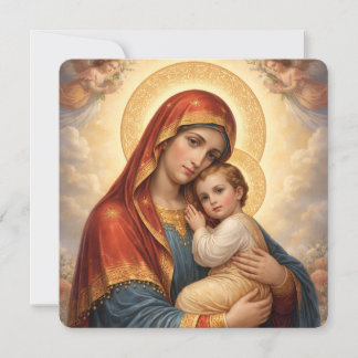 Holy Mother of God – Divine Love & Protection´11 Feiertagskarte