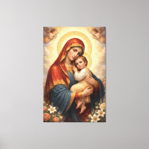 Holy Mother of God – Divine Love & Protection´11 Leinwanddruck