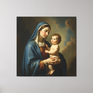 Holy Mother of God – Divine Love & Protection´4 Leinwanddruck