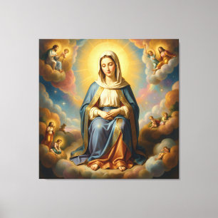 Holy Mother of God – Divine Love & Protection´7 Leinwanddruck