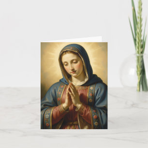 Holy Mother of God – Divine Love & Protection Feiertagskarte
