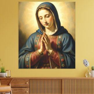 Holy Mother of God – Divine Love & Protection Leinwanddruck