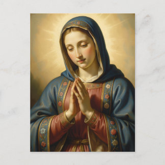 Holy Mother of God – Divine Love & Protection Postkarte