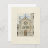 Holy Name Cathedral Card Ankündigung (Vorne/Hinten)