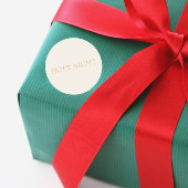 HOLY NIGHT Cream Christmas Sticker #2