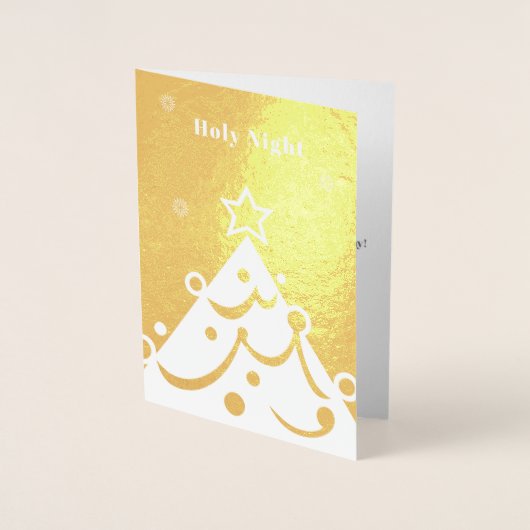 Holy Night Foil Card Folienkarte (Vorderseite)