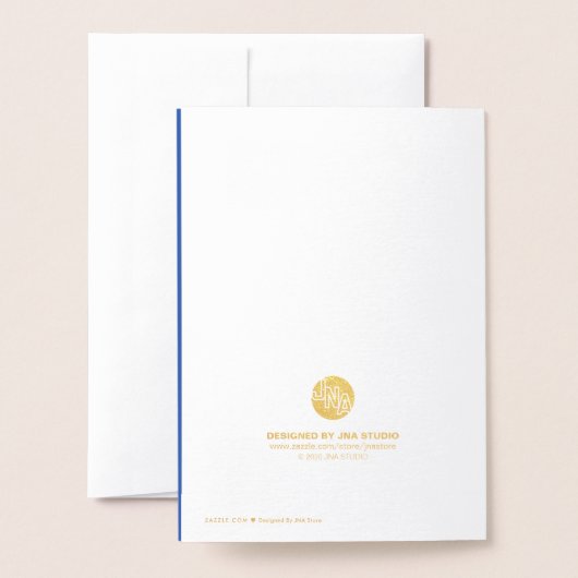 Holy Night Foil Card Folienkarte (Rückseite mit Umschlag)