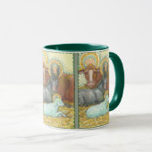 HOLY NIGHT Nativanimals in stabilen RINGER TASSE (VorderseiteRechts)
