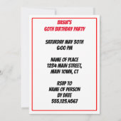 Holy Pierogi Wende 60 polnische Einladung (Rückseite)