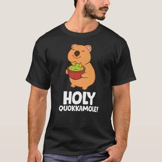 Holy Quokkamole Avocado Quokka Vegan Guacamole Quo T-Shirt (Vorderseite)