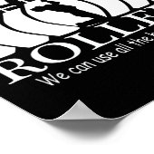 Holy Rollers Matching Bowling Team Poster (Ecke)