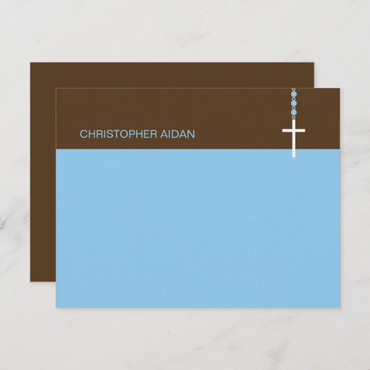 Holy Rosary danke Ihnen Karten (Vorne/Hinten)