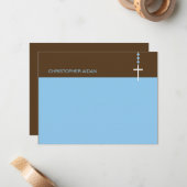 Holy Rosary danke Ihnen Karten (Vorderseite/Rückseite Beispiel)