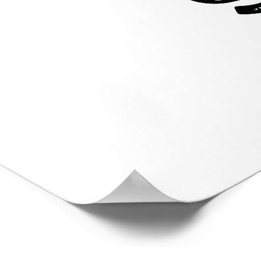 Holy Sheep Funny Animal Puff Poster (Ecke)