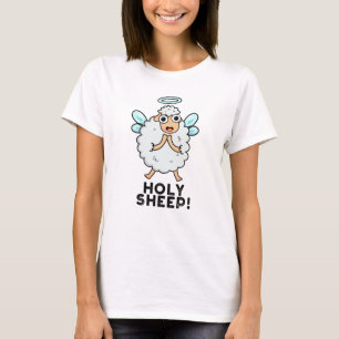Holy Sheep Funny Animal Puff T-Shirt