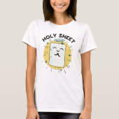Holy Sheet Funny Halo Paper Puff T-Shirt (Vorderseite)