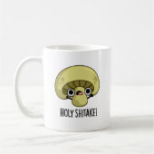 Holy Shitake Funny Mushroom Pub Kaffeetasse (Links)