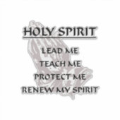 HOLY SPIRIT AUFKLEBER (Vorderseite)