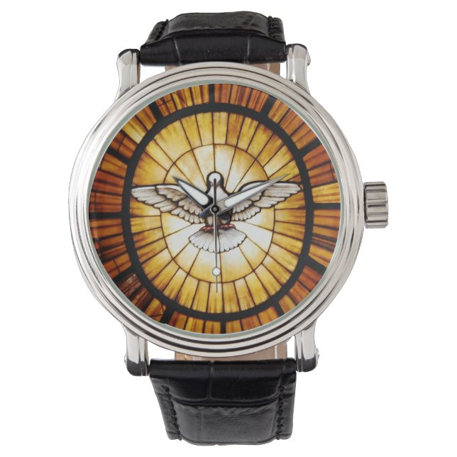 Holy Spirit Dove Vatican Wrist Watch Armbanduhr (Vorderseite)