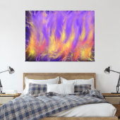 Holy Spirit Fire Christian Prophetic Abstract Art Leinwanddruck (Insitu (Schlafzimmer))