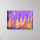 Holy Spirit Fire Christian Prophetic Abstract Art Leinwanddruck (Vorderseite)