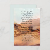 Holy Spirit Inspirational Note Card Dankeskarte (Vorne/Hinten)