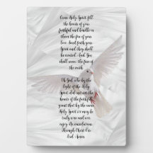 Holy Spirit Inspirational Plaque