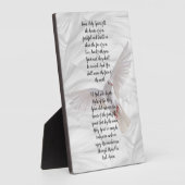 Holy Spirit Inspirational Plaque Fotoplatte (Seite)