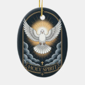 Holy Spirit Keramik Ornament (Hinten)