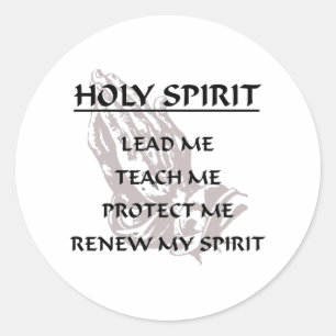 HOLY SPIRIT RUNDER AUFKLEBER