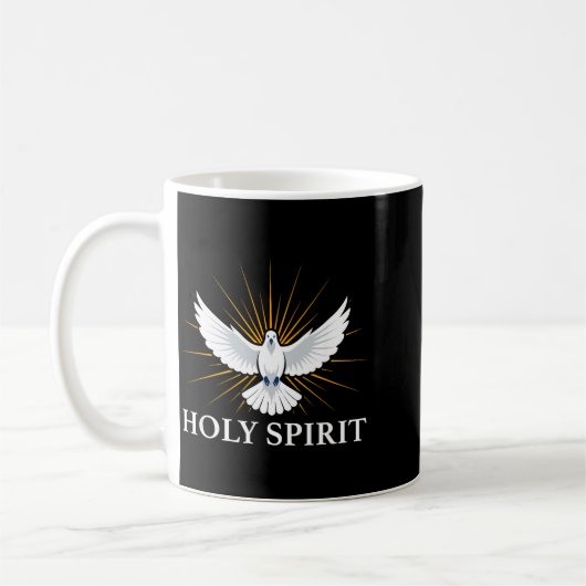 Holy Srit Dove Sritual Symbol Christian Bible Fait Kaffeetasse (Links)