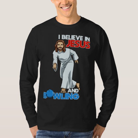Holy Strike  Bowling Jesus  3 T-Shirt (Vorderseite)