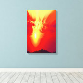 Holy Sunset Art Leinwanddruck (Insitu (Holzboden))