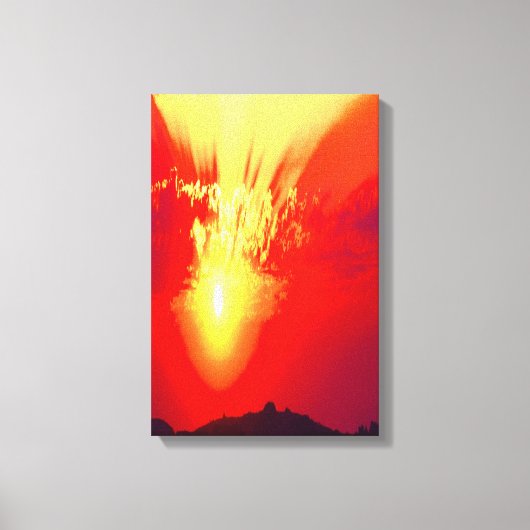 Holy Sunset Art Leinwanddruck (Vorderseite)