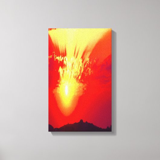 Holy Sunset Art Leinwanddruck (Vorderseite)