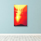 Holy Sunset Art Leinwanddruck (Insitu (Holzboden))