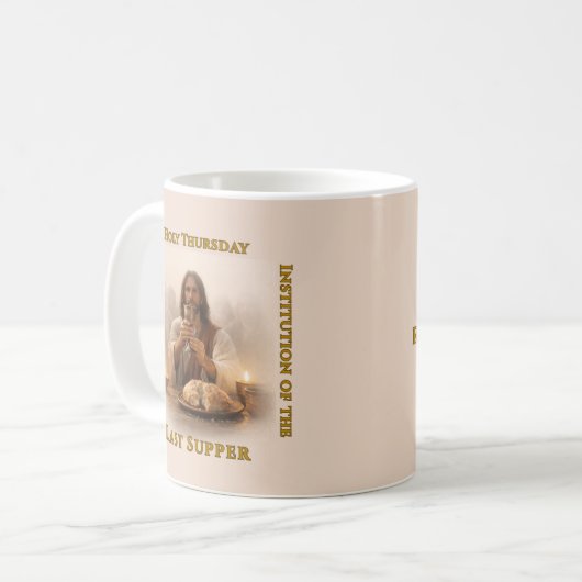 Holy Thursday Eucharist Kaffeetasse (Vorderseite Links)