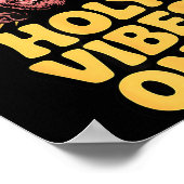 Holy Vibes Only Funny Jesus Religious Christian Fa Poster (Ecke)