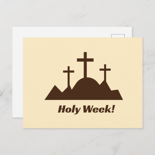 Holy Week - Easter Feiertagspostkarte (Vorne/Hinten)