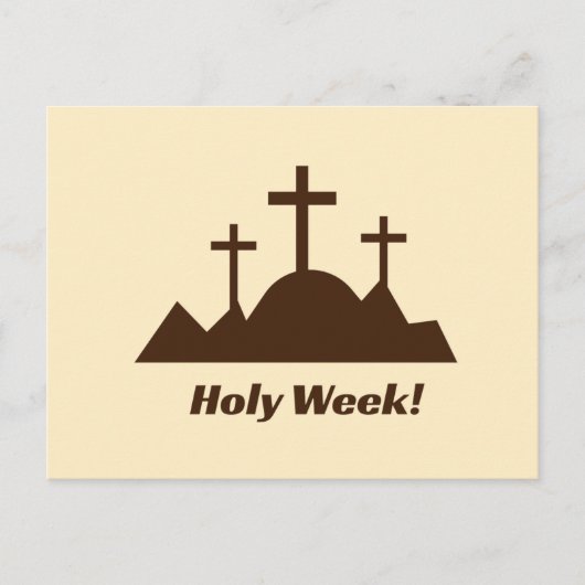 Holy Week - Easter Feiertagspostkarte (Vorderseite)