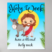 Holy Week haben eine gesegnete Print, Value Poster (Vorne)